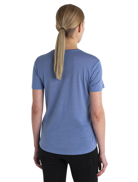 Icebreaker 125 Cool-Lite™ Merino Blend Sphere III T-Shirt  Kyanite Dam - T-shirts & Linnen Dam