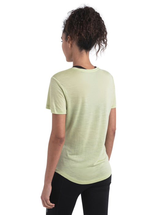 Icebreaker 125 Cool-Lite™ Merino Blend Sphere III T-Shirt  Glazen Dam - T-shirts & Linnen Dam