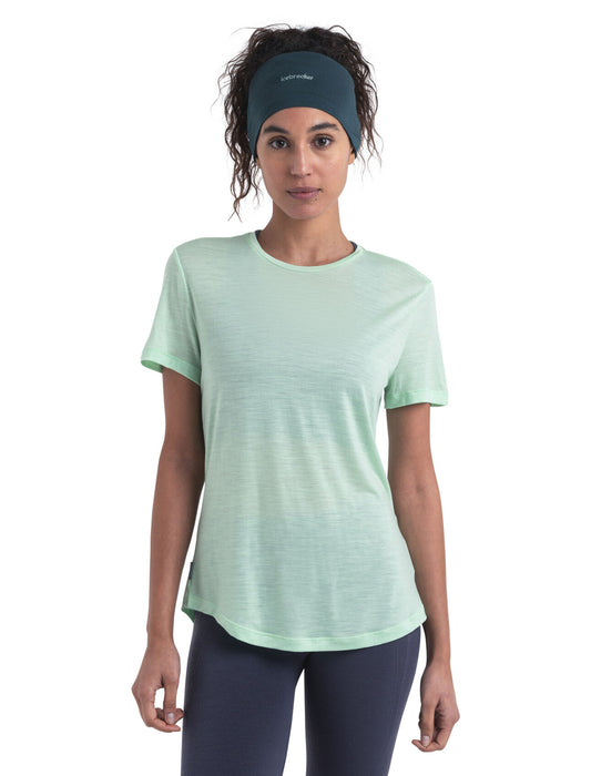 Icebreaker 125 Cool-Lite™ Merino Blend Sphere III T-Shirt  Glass Dam - T-shirts & Linnen Dam