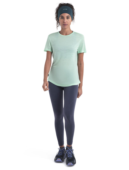 Icebreaker 125 Cool-Lite™ Merino Blend Sphere III T-Shirt  Glass Dam - T-shirts & Linnen Dam