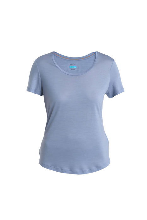 Icebreaker 125 Cool-Lite™ Merino Blend Sphere III Scoop T-Shirt  Kyanite Dam - T-shirts & Linnen Dam