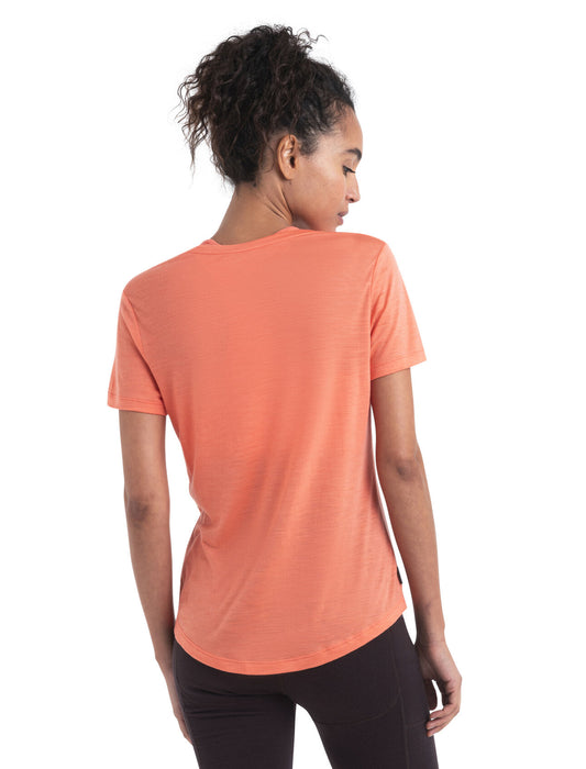 Icebreaker 125 Cool-Lite™ Merino Blend Sphere III Scoop T-Shirt  Tang Dam - T-shirts & Linnen Dam