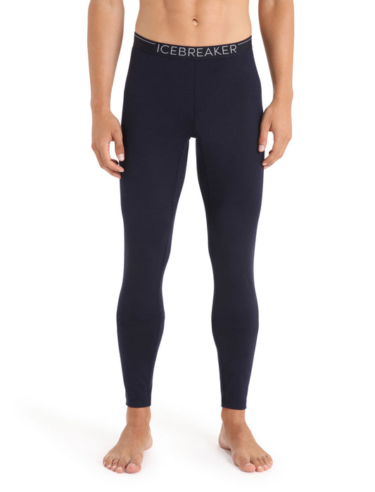 Icebreaker Merino 200 Sonebula Thermal Leggings Midnight Navy/Snow Herr - Underställ