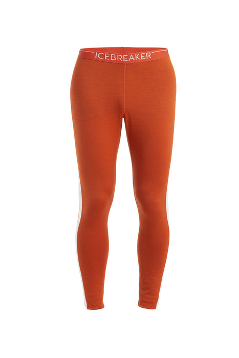 Icebreaker Merino 200 Sonebula Thermal Leggings Molten/Snow Herr - Underställ