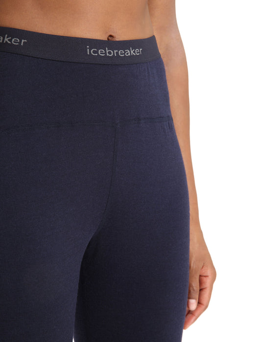 Icebreaker Merino 200 Sonebula Thermal Leggings  Midnight Navy/Snow Dam - Underställ Dam