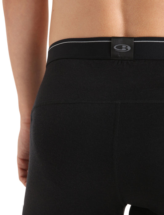 Icebreaker Merino 200 Oasis Thermal Shorts Black Herr - Underställ