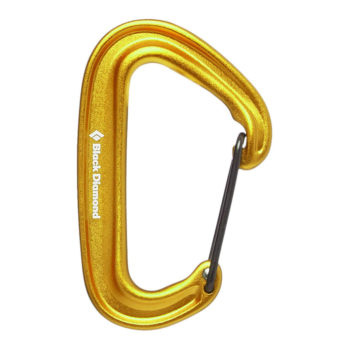 Black Diamond Miniwire Carabiner Yellow  - Kabin