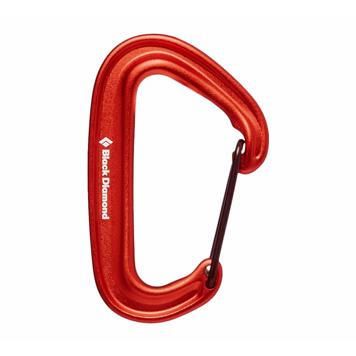 Black Diamond Miniwire Carabiner Red  - Kabin