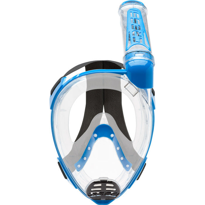 Cressi Duke Dry Full Face Mask Clear/Blue S/M