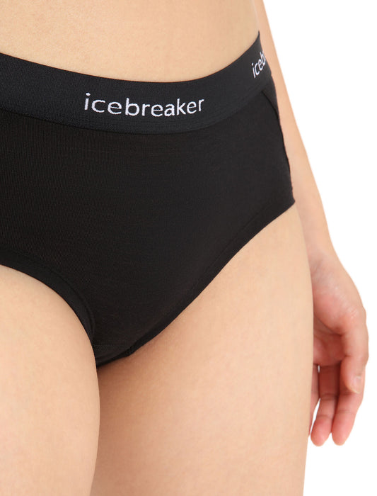 Icebreaker Merino Sprite Hot Pants  Black Dam - Underkläder Dam