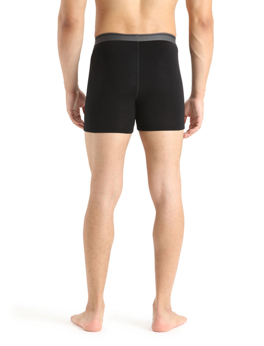 Icebreaker Merino Anatomica Boxers Black Herr - Underkläder