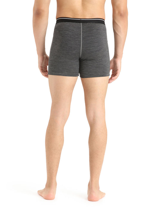 Icebreaker Merino Anatomica Boxers Gritstone Heather Herr - Underkläder