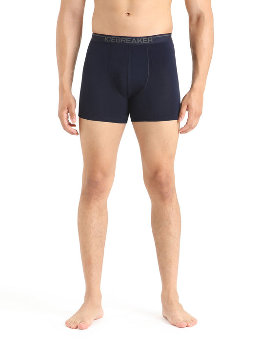 Icebreaker Merino Anatomica Boxers Midnight Navy Herr - Underkläder