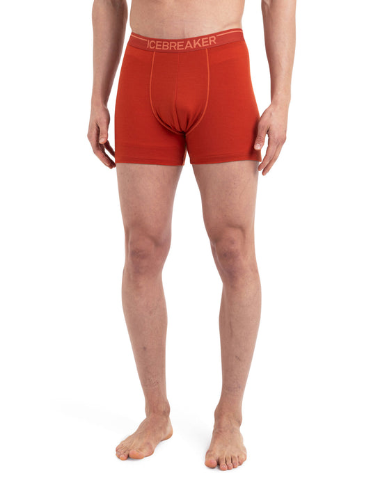 Icebreaker Merino Anatomica Boxers Molten Herr - Underkläder