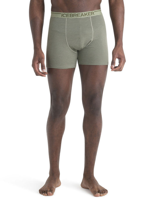 Icebreaker Merino Anatomica Boxers Lichen/Loden Herr - Underkläder