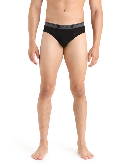 Icebreaker Merino Anatomica Briefs Black Herr - Underkläder