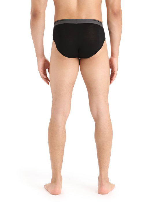 Icebreaker Merino Anatomica Briefs Black Herr - Underkläder