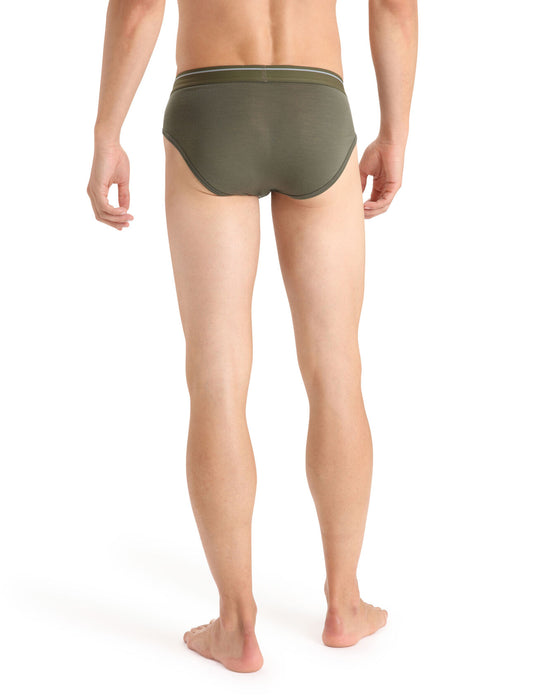 Icebreaker Merino Anatomica Briefs Loden Herr - Underkläder