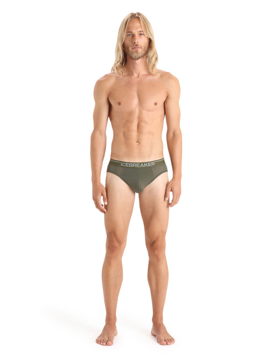 Icebreaker Merino Anatomica Briefs Loden Herr - Underkläder