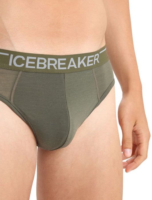 Icebreaker Merino Anatomica Briefs Loden Herr - Underkläder