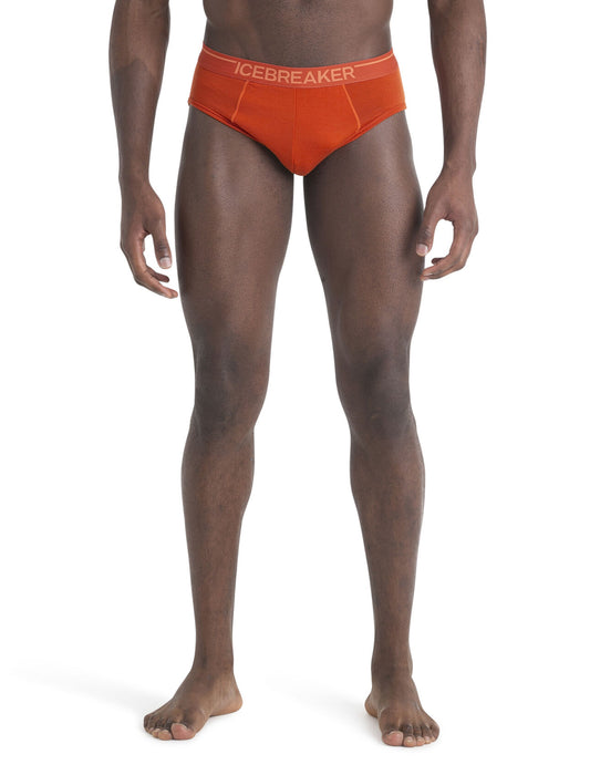 Icebreaker Merino Anatomica Briefs Molten Herr - Underkläder