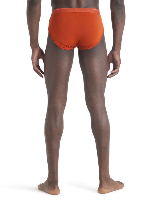 Icebreaker Merino Anatomica Briefs Molten Herr - Underkläder