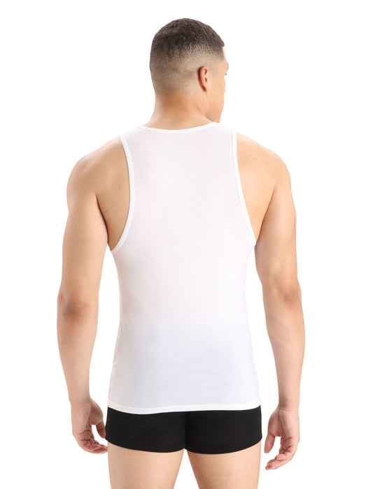 Icebreaker Merino Anatomica Tank Top  Snow Herr - T-shirts & Linnen