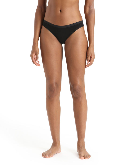 Icebreaker Merino Siren Bikini Briefs  Black Dam - Underkläder Dam