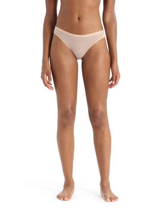 Icebreaker Merino Siren Bikini Briefs  Praline Dam - Underkläder Dam