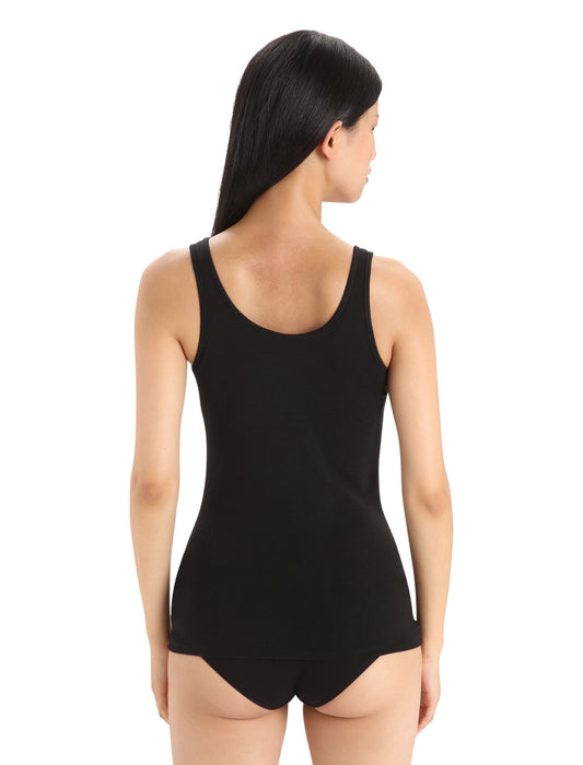 Icebreaker Merino Siren Tank Top  Black Dam - T-shirts & Linnen Dam