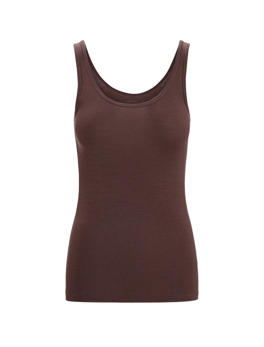 Icebreaker Merino Siren Tank Top  Umber Dam - T-shirts & Linnen Dam