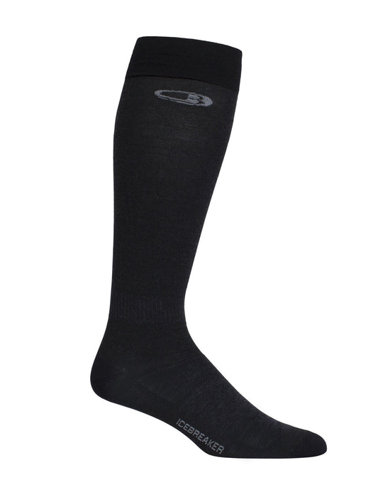 Icebreaker Merino Snow Liner Over the Calf Socks  Black Herr - Strumpor