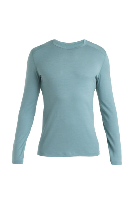 Icebreaker Merino 200 Oasis Long Sleeve Crewe Thermal Top  Cloud Ray Herr - Underställ