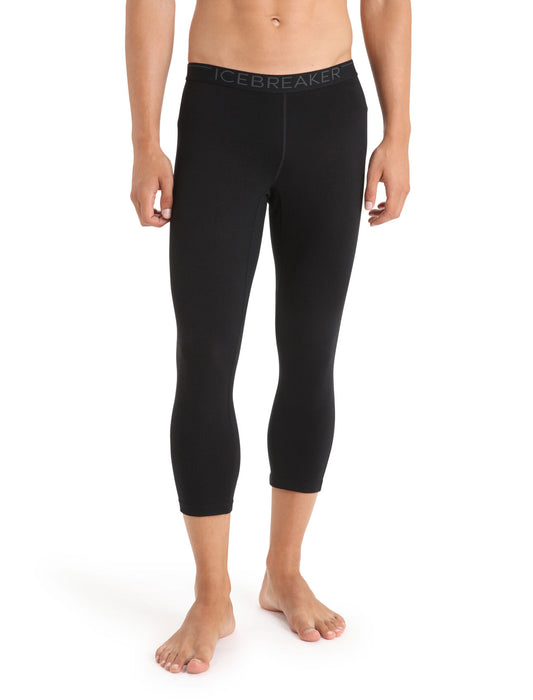 Icebreaker Merino 200 Oasis 3/4 Thermal Leggings  Black Herr - Underställ