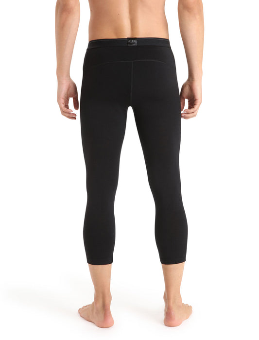 Icebreaker Merino 200 Oasis 3/4 Thermal Leggings  Black Herr - Underställ