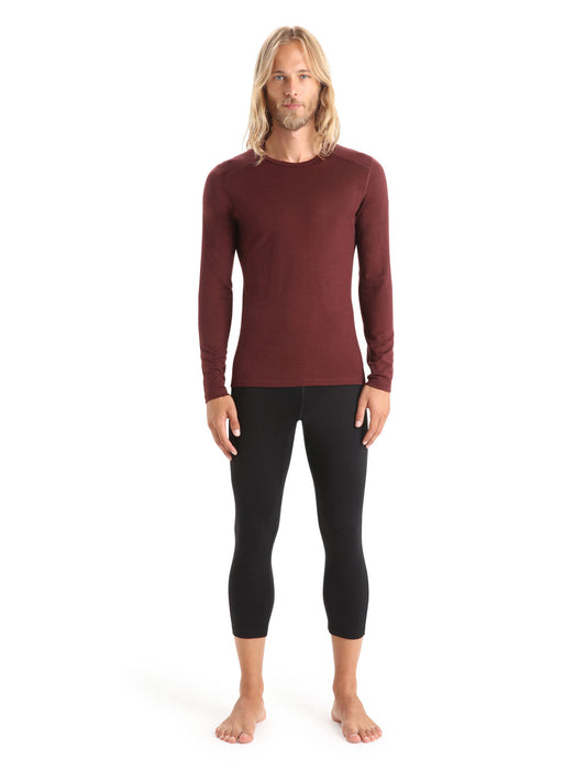 Icebreaker Merino 200 Oasis 3/4 Thermal Leggings  Black Herr - Underställ