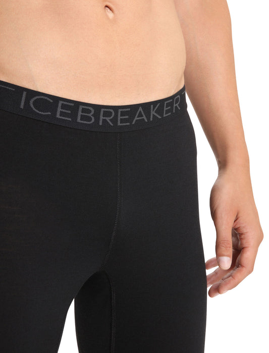 Icebreaker Merino 200 Oasis 3/4 Thermal Leggings  Black Herr - Underställ