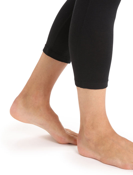 Icebreaker Merino 200 Oasis 3/4 Thermal Leggings  Black Herr - Underställ