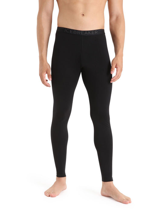 Icebreaker Merino 200 Oasis Thermal Leggings Black Herr - Underställ