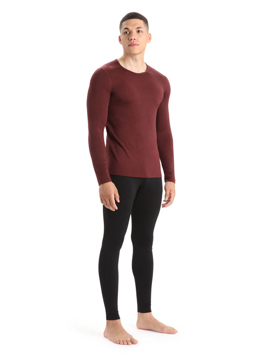 Icebreaker Merino 200 Oasis Thermal Leggings Black Herr - Underställ