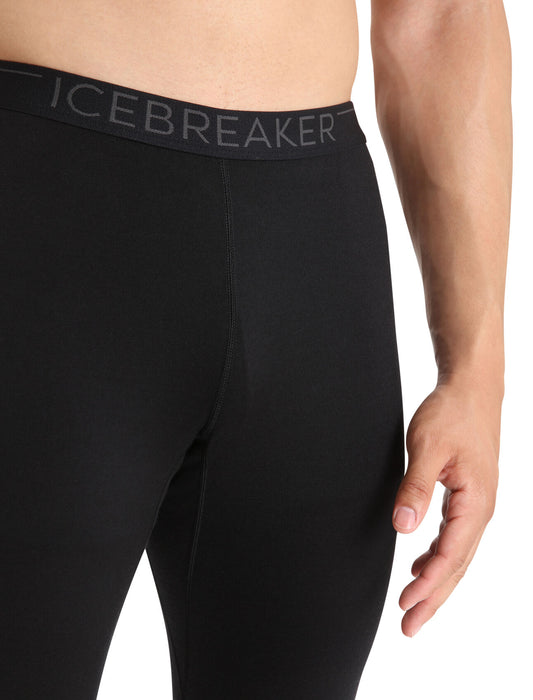 Icebreaker Merino 200 Oasis Thermal Leggings Black Herr - Underställ