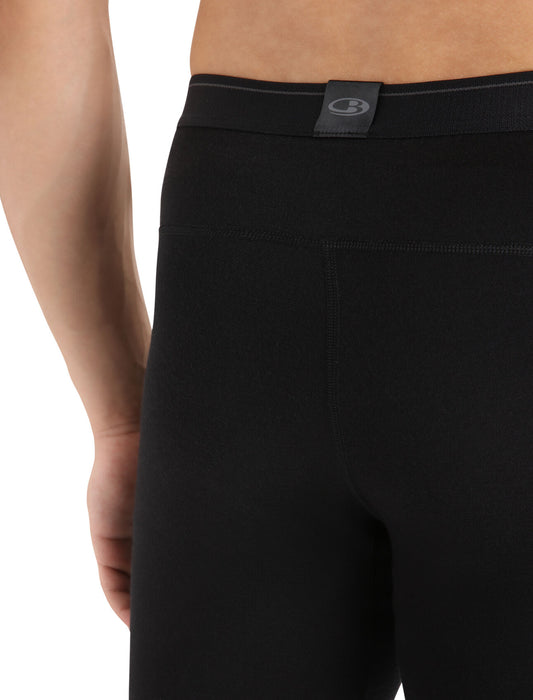 Icebreaker Merino 200 Oasis Thermal Leggings Black Herr - Underställ