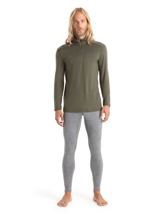 Icebreaker Merino 200 Oasis Thermal Leggings Gritstone Heather Herr - Underställ