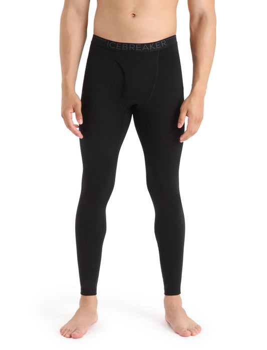 Icebreaker Merino 200 Oasis Leggings with Fly Black Herr - Underställ