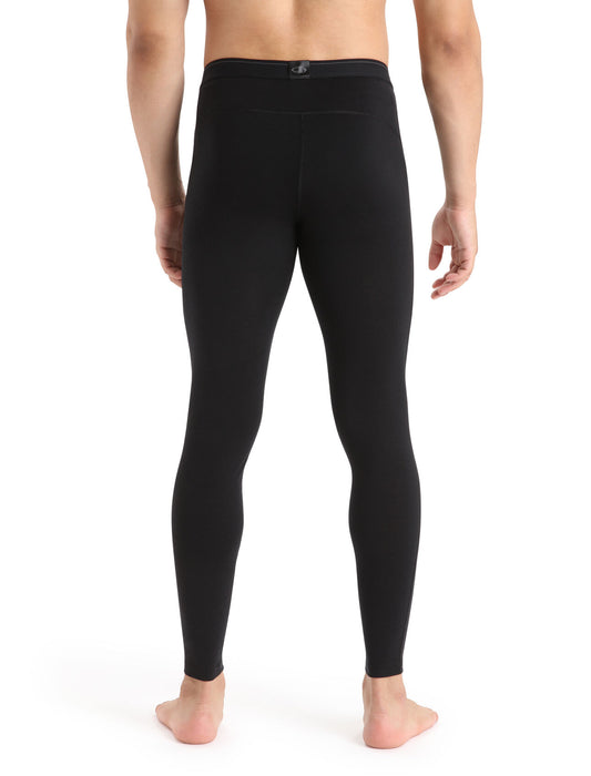 Icebreaker Merino 200 Oasis Leggings with Fly Black Herr - Underställ