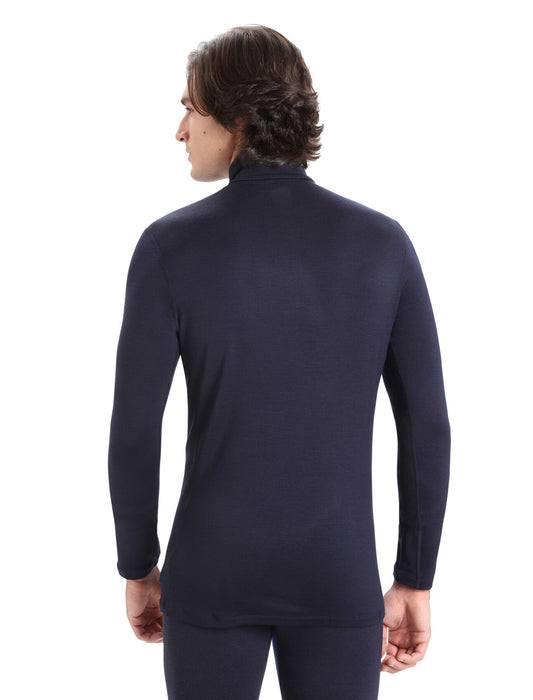 Icebreaker Merino 260 Tech Long Sleeve Half Zip Thermal Top  Midnight Navy Herr - Underställ