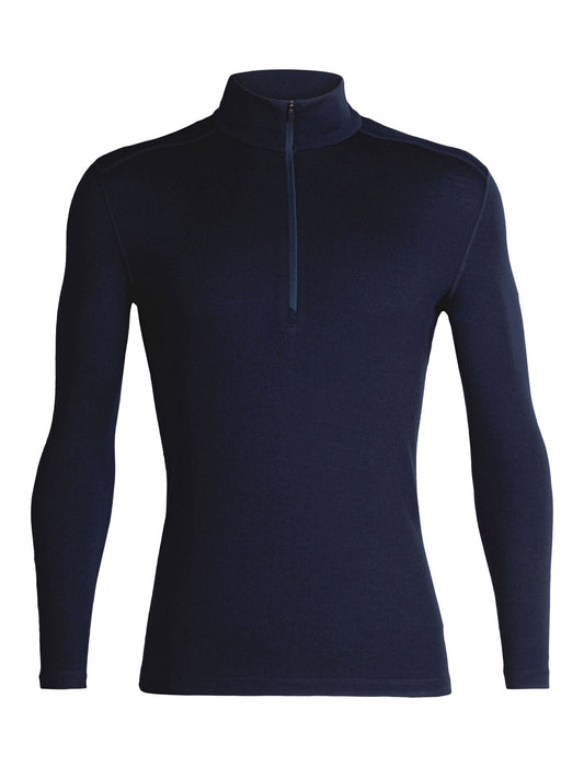 Icebreaker Merino 260 Tech Long Sleeve Half Zip Thermal Top  Midnight Navy Herr - Underställ