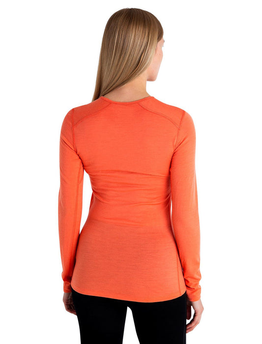 Icebreaker Merino 200 Oasis Long Sleeve Crewe Thermal Top  Tang Dam - Underställ Dam