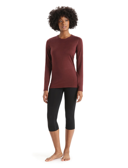 Icebreaker Merino 200 Oasis 3/4 Thermal Leggings  Black Dam - Underställ Dam