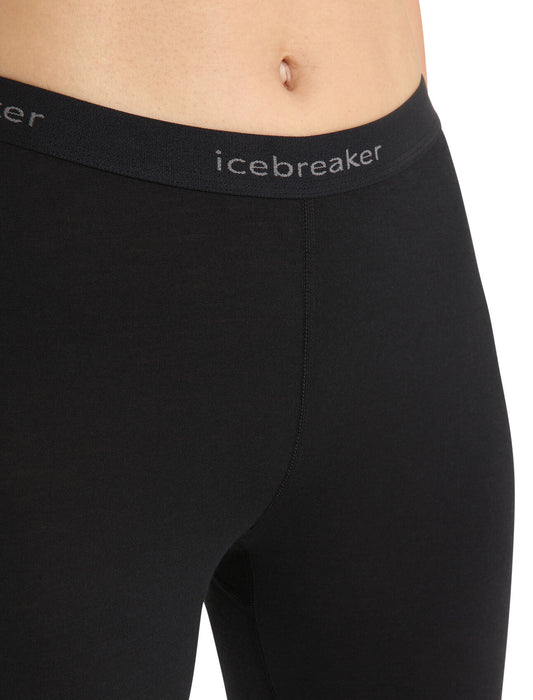 Icebreaker Merino 200 Oasis Thermal Leggings  Black Dam - Underställ Dam